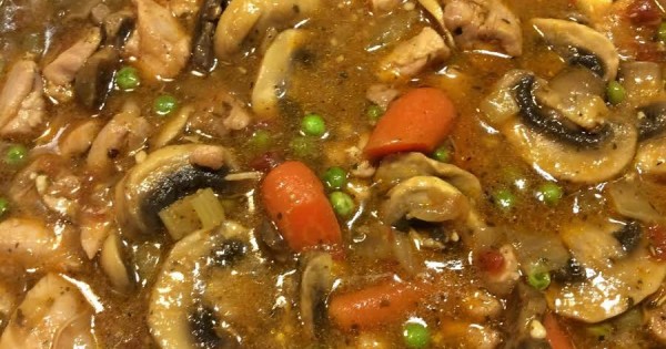 Easy Low Carb Chicken and Mushroom Stew
